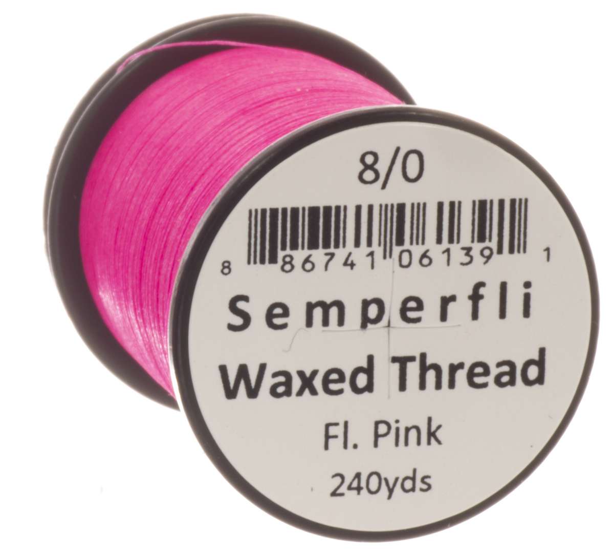 8/0 Classic Waxed Fluoro Pink Sem-0400-4627